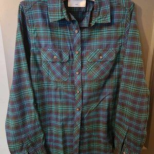 Wind River Outfitting Company Women's Small Plaid Flannel Shirt